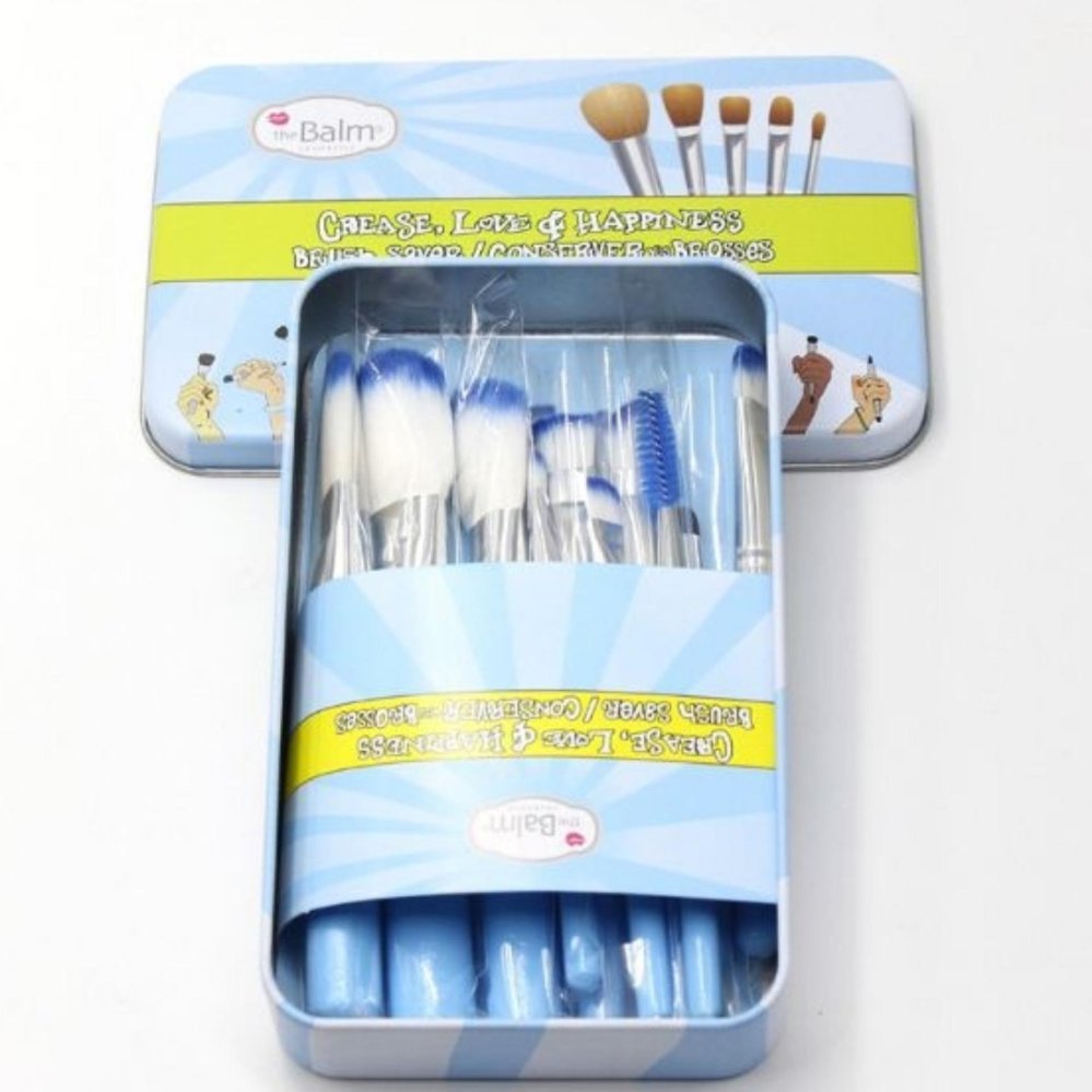 แปรงแต่งหน้า 12 ชิ้น The Balm (ฟ้า)1กล่อง แปรงแต่งหน้า 12 ชิ้น The Balm (ฟ้า)1กล่อง