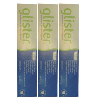 Amway GLISTER Multi-Action Fluoride Toothpaste ยาสีฟันกลิสเทอร์ มัลติ-แอ็คชั่น ฟลูออไรด์ (200g) (3 กล่อง)
