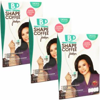 B SHAPE COFFEE by JINTARA กาแฟ บีเชฟ คอฟฟี่ บาย จินตหรา สูตรคอลลาเจน ควบคุมน้ำหนัก และดูแลผิวพรรณ (10ซองx3กล่อง)