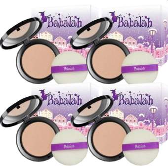 Babalah บาบาร่า แป้งเค้กทูเวย์ ผสมรองพื้น 2 Way 14 g. 4 ตลับ (เบอร์ 1)