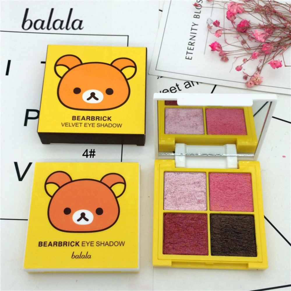 อายแชโดว์ BALALA Bearbrick เนื้อกำมะหยี่ #04