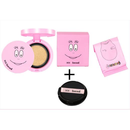 คุชชั่นBarbapapa 3CE x BARBAPAPA EUNHYE HOUSE Fitting Cushion Foundation