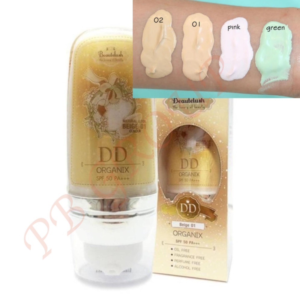 Beautelush DD Cream SPF50 PA+++ 30g. #01 Natural Look Beige สำหรับผิวขาว-ขาวเหลือง