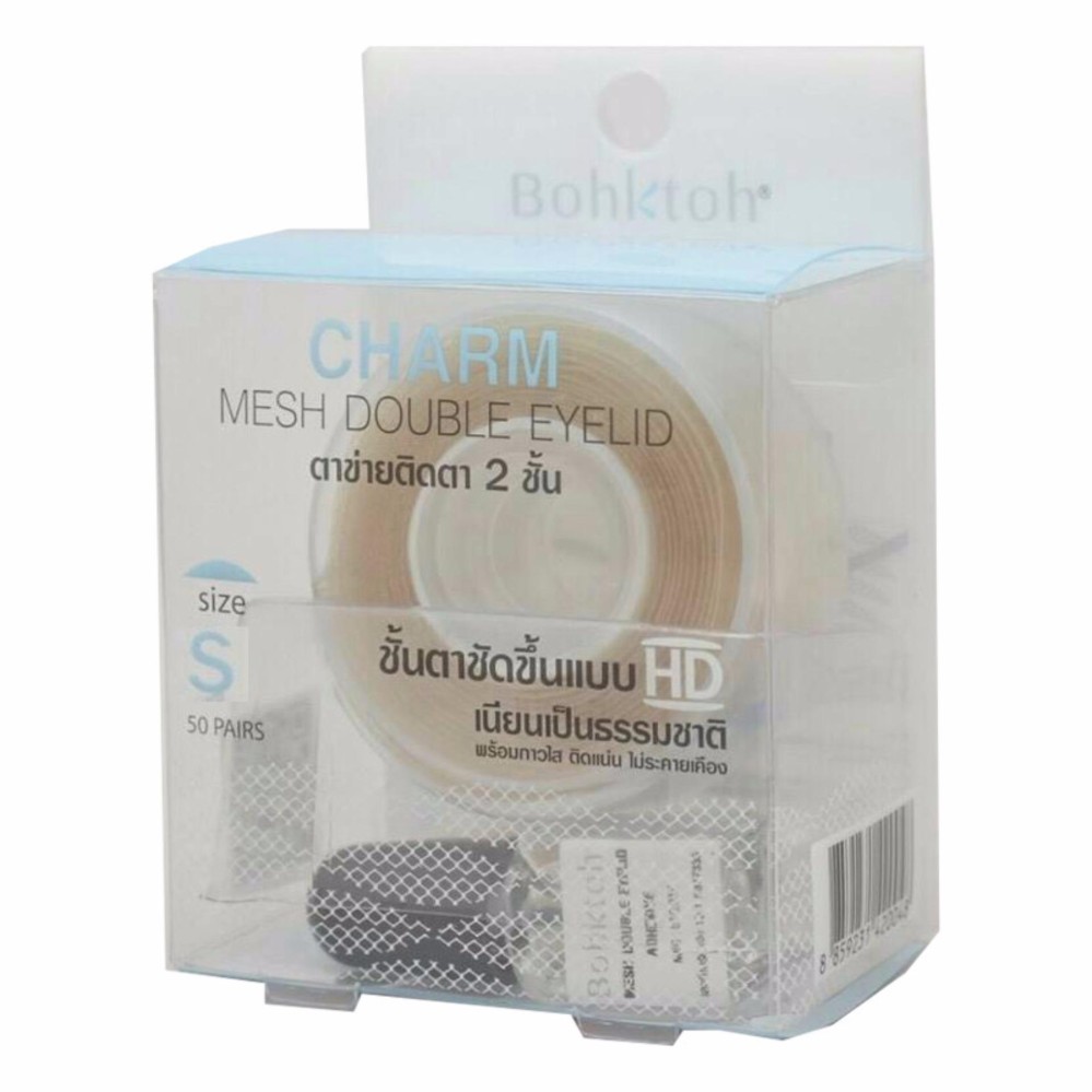 BOHKTOH Charm Mesh Double Eyelid Tape - Size S (50 คู่) บอกต่อ ตาข่ายติดตา 2 ชั้น