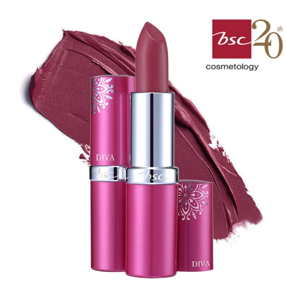 BSC DIVA SUPER MATTE LIP COLOR สี V3 BSC DIVA SUPER MATTE LIP COLOR สี V3