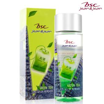 BSC JEANS EYE & LIP GREEN TEA REMOVER Cleansing Remove มีคุณสมบัติทำความสะอาดผิวหน้าจากคราบเครื่องสำอางและสิ่งสกปรกบนผิวหน้า