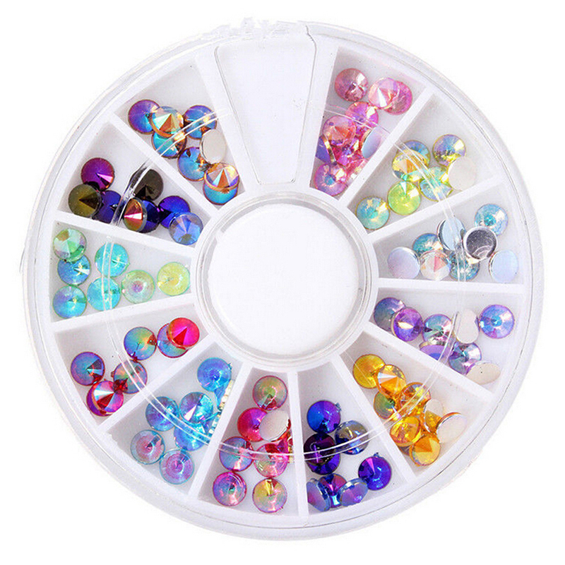 Buytra เล็บ 3D การออกแบบตกแต่งเพิร์ล/คริสตัล Glitter/เงิน Rhinestones