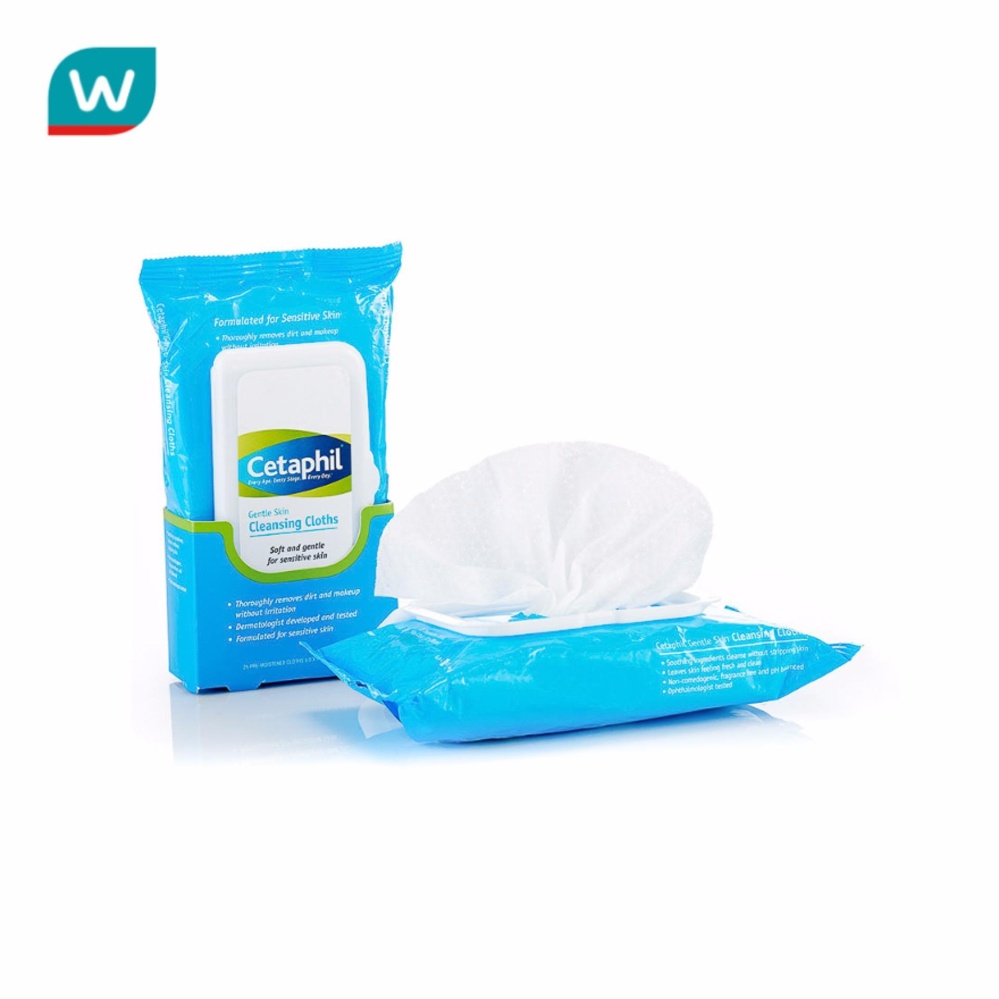 Cetaphil เซตาฟิล เจนเทิล คลีน คลอท 25 แผ่น