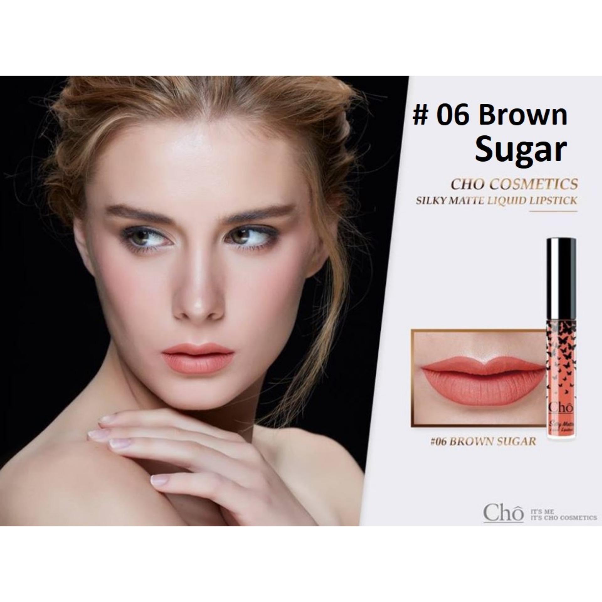 CHO โช ลิปโช ลิปเนื้อแมท เนย โชติกา cho Silky Matte Liquid Lipstick (1 แท่ง)