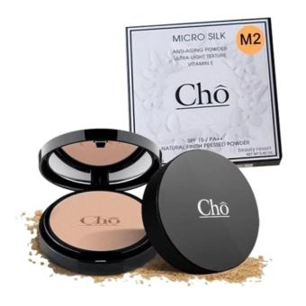 CHO แป้งโช ไมโครซิลค์ แป้งพัฟหน้าเด็ก MICRO SILK ANTI-AGING POWDER (M2-ผิวกลาง)