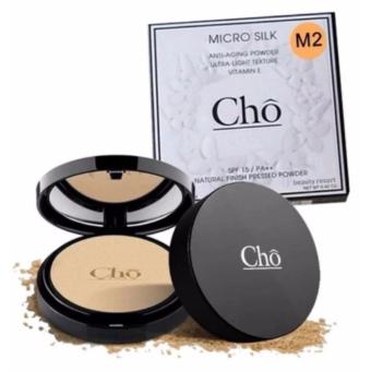 Choโช แป้ง ไมโครซิลค์ แป้งพัฟหน้าเด็ก เนื้อใยไหมSPF 15 PA ++สีM2สีผิวปานกลาง ขาวเหลือง( 1ตลับ)