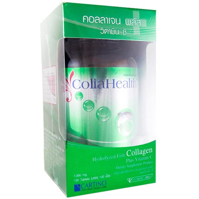 Collahealth Collagen plus Vitamin C (100 เม็ด) Collahealth Collagen plus Vitamin C (100 เม็ด)