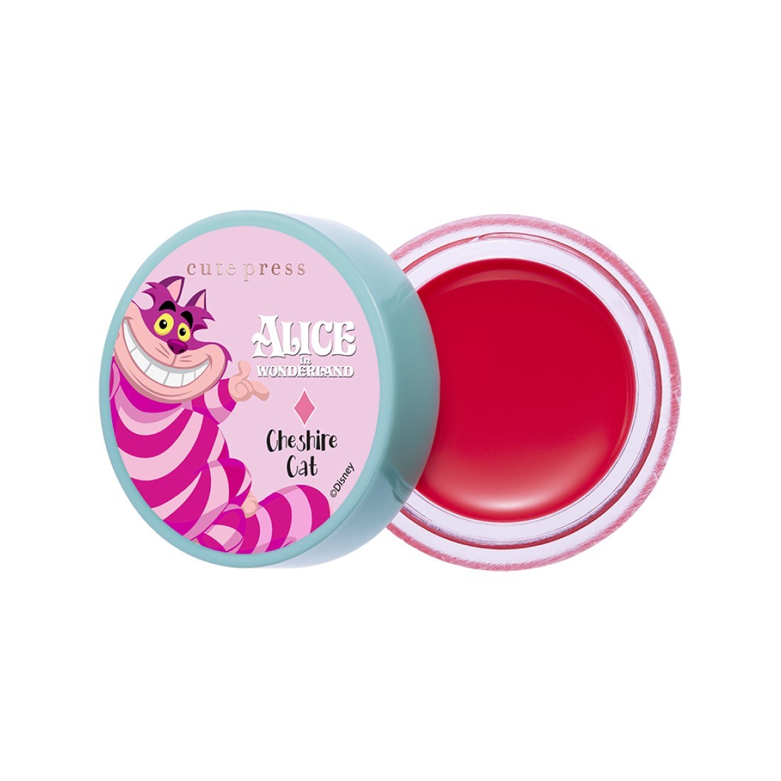 Cute Press x Alice in Wonderland Tint Balm ลิปบาล์ม # Cheshire Cat สีชมพู Cute Press x Alice in Wonderland Tint Balm ลิปบาล์ม # Cheshire Cat สีชมพู