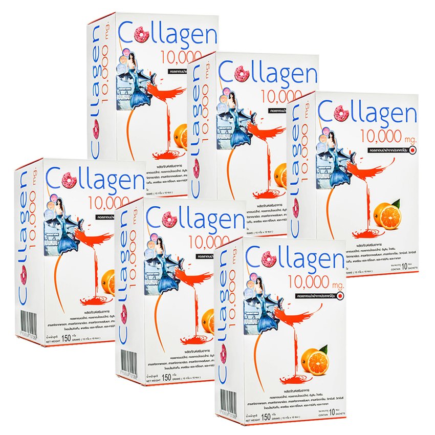 Donut Collagen 10000 mg. Cherry โดนัท คอลลาเจน กลิ่นเชอร์รี่ (10 ซอง x 6 กล่อง) Donut Collagen 10000 mg. Cherry โดนัท คอลลาเจน กลิ่นเชอร์รี่ (10 ซอง x 6 กล่อง)