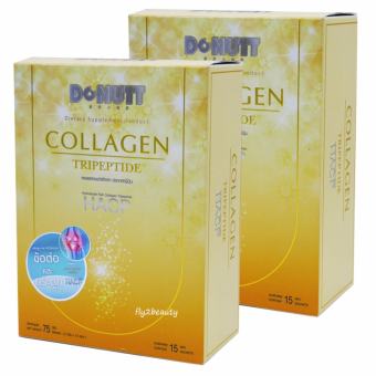 Donutt Collagen Tripeptide HACP โดนัท คอลลาเจน ไตรเปปไทด์ เอชเอซีพี อาหารเสริมบำรุงกระดูกและข้อ บำรุงผิว ลดเลือนริ้วรอย ผิวใส สุขภาพดี (ขนาด 15 ซอง x 2 กล่อง) Donutt Collagen Tripeptide HACP โดนัท คอลลาเจน ไตรเปปไทด์ เอชเอซีพี อาหารเสริมบำรุงกระดูกและข้อ บำรุงผิว ลดเลือนริ้วรอย ผิวใส สุขภาพดี (ขนาด 15 ซอง x 2 กล่อง)