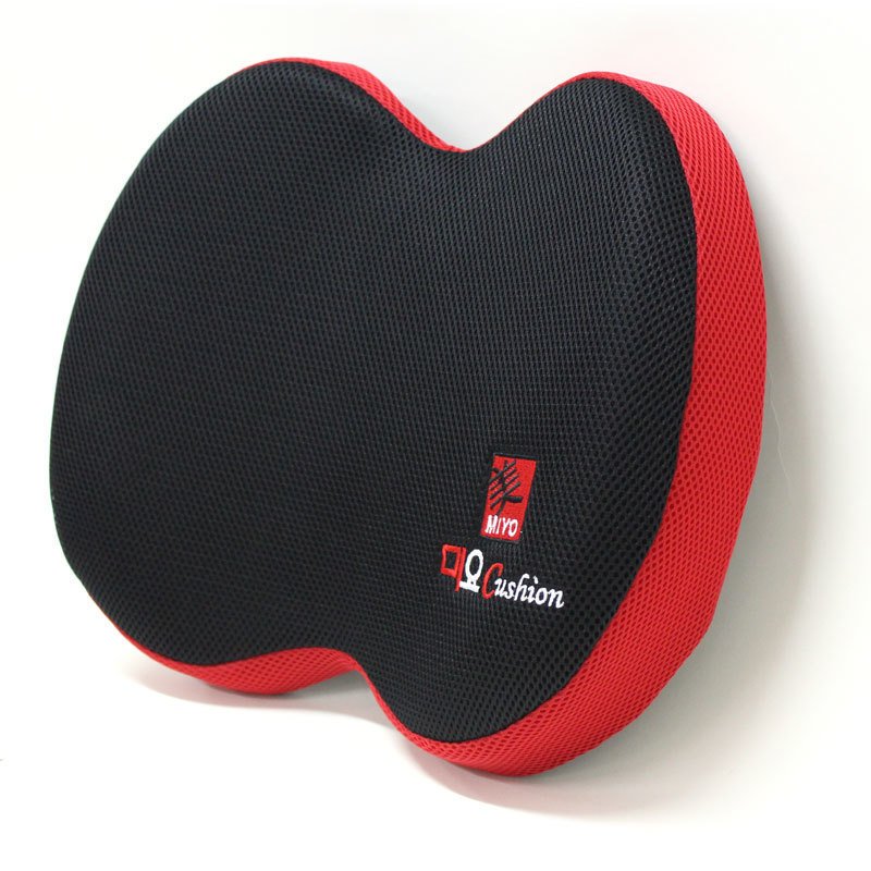 Ergotrend เบาะรองหลังจัดท่านั่งเพื่อสุขภาพ เออร์โกเทรน MIYO KOREA - Backrest สีดำ/แดง Ergotrend เบาะรองหลังจัดท่านั่งเพื่อสุขภาพ เออร์โกเทรน MIYO KOREA - Backrest สีดำ/แดง