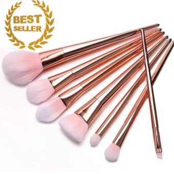 EGB เเปรงเเต่งหน้า 7 ชิ้น (Rose Gold) Brush Set(Rose Gold) RT Makeup Cosmetic Foundation Powder Blushes