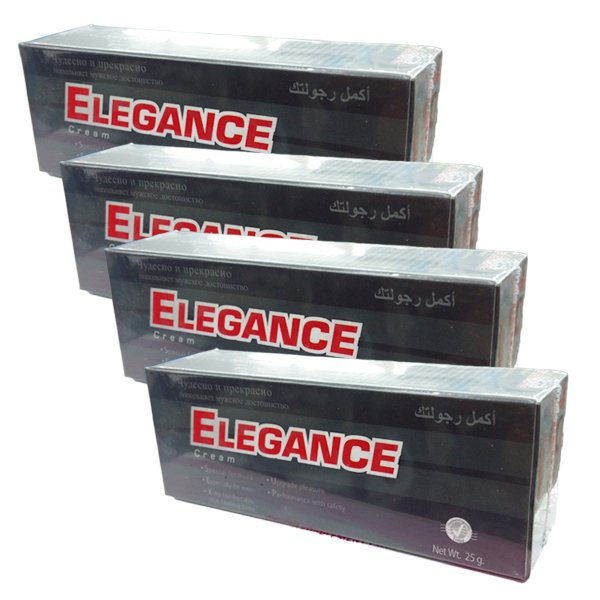 Elegance Cream อิลิแกนซ์ ครีม ครีมบำรุงผิวกาย สูตรเข้มข้น 25 กรัม (4กล่อง)