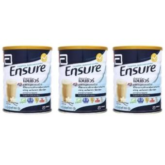 Ensure Vanilla เอ็นชัวร์ กลิ่นวานิลลา 850 กรัม (3 กระป๋อง) Ensure Vanilla เอ็นชัวร์ กลิ่นวานิลลา 850 กรัม (3 กระป๋อง)