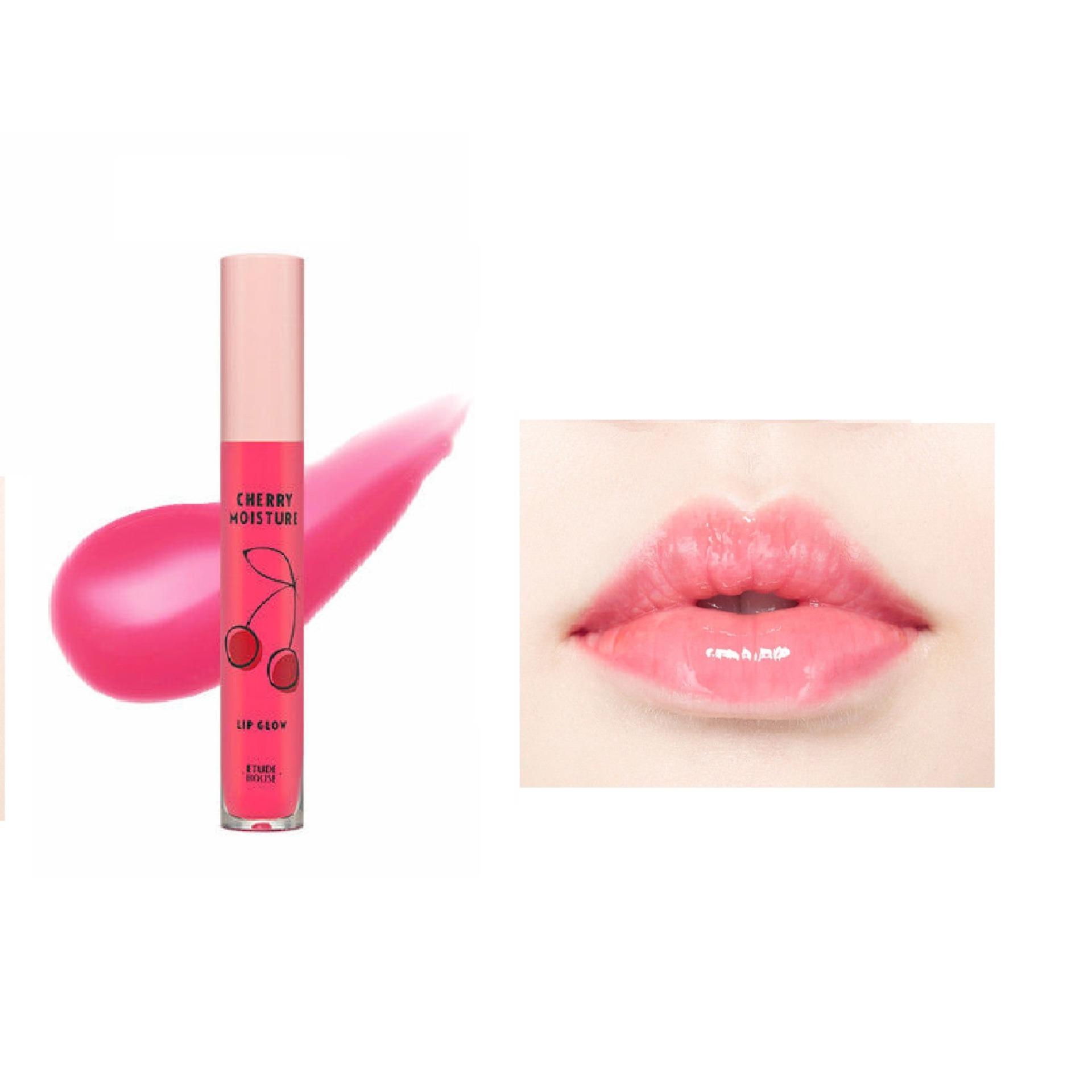 Etude House Cherry Moisture Lip Glow 4g ลิปกลอสเนื้อฉ่ำวาว ช่วยเคลือบริมฝีปากให้ชุ่มชื้นอวบอิ่ม ให้สีสดใสเป็นธรรมชาติ Etude House Cherry Moisture Lip Glow 4g ลิปกลอสเนื้อฉ่ำวาว ช่วยเคลือบริมฝีปากให้ชุ่มชื้นอวบอิ่ม ให้สีสดใสเป็นธรรมชาติ