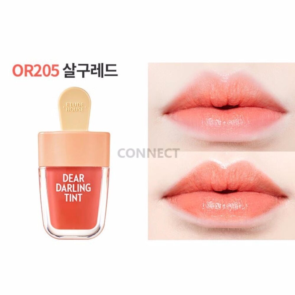 Etude House Dear Darling Water Gel Tint ลิปทิ้นไอติม #OR205 Etude House Dear Darling Water Gel Tint ลิปทิ้นไอติม #OR205