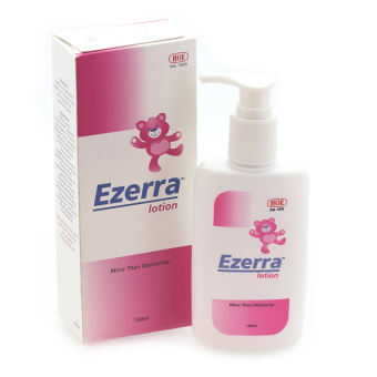 Ezerra Lotion สำหรับผิวแห้ง ผดผื่น ผื่นแพ้ สูตรอ่อนโยน บำรุงผิวหน้าและผิวกาย 150ml Ezerra Lotion สำหรับผิวแห้ง ผดผื่น ผื่นแพ้ สูตรอ่อนโยน บำรุงผิวหน้าและผิวกาย 150ml