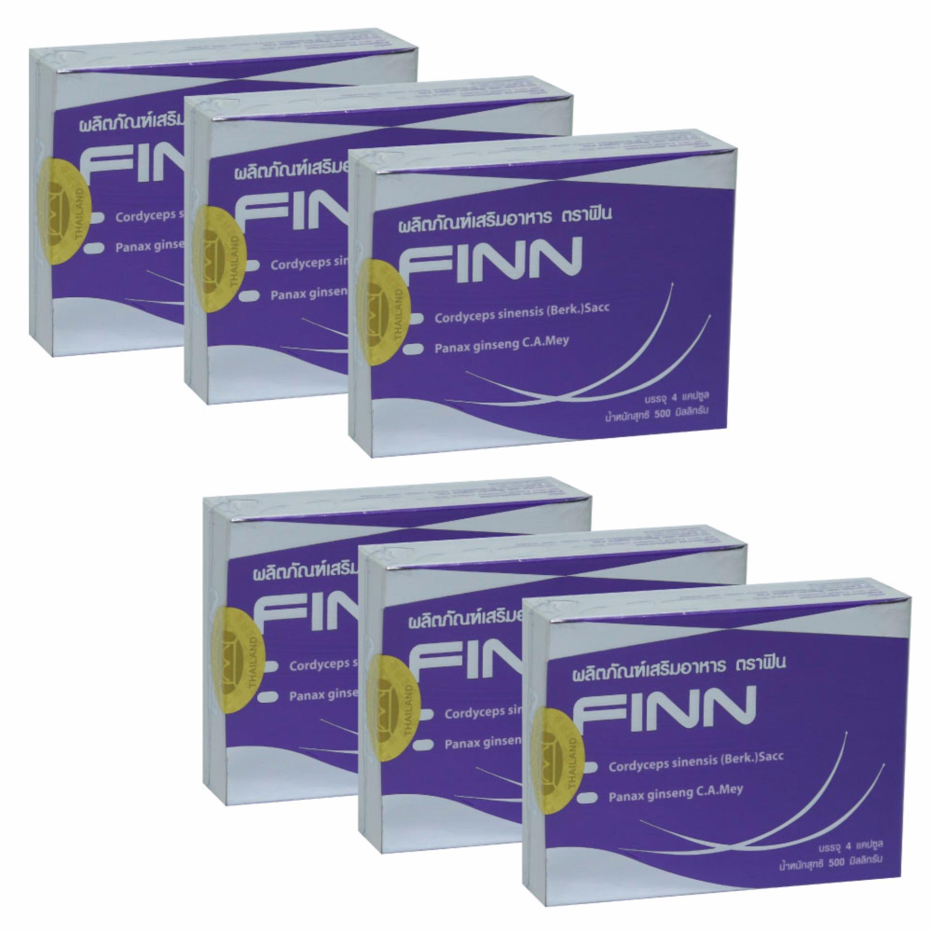 FINN อาหารเสริมบำรุงร่างกายสำหรับผู้ชาย 4 แคปซูล (6 กล่อง) FINN อาหารเสริมบำรุงร่างกายสำหรับผู้ชาย 4 แคปซูล (6 กล่อง)