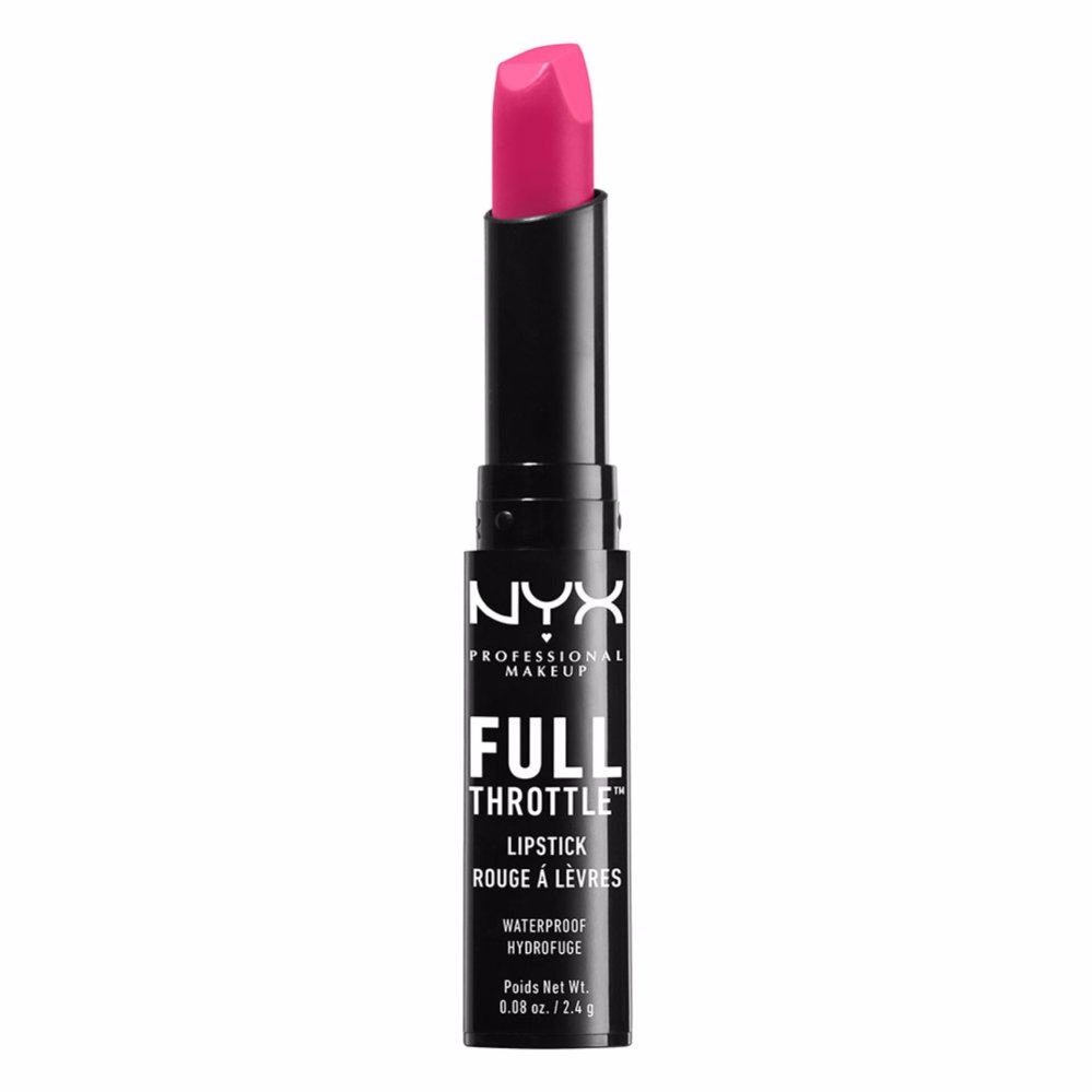 นิกซ์ โปรเฟสชั่นแนล เมคอัพ ฟูล ธรอทเทิล ลิปสติก - FTLS10 ล็อค ลิปสติก ลิปแมท NYX Professional Makeup Full Throttle Lipstick - FTLS10 Locked Lipstick Lip Matte