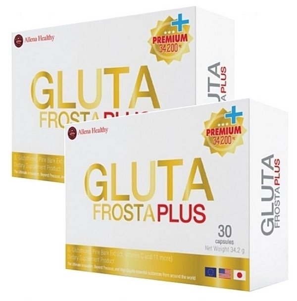 GLUTA FROSTA PLUS กลูต้า ฟรอสตา พลัส เพื่อผิวขาว 30 แคปซูล (2 กล่อง) GLUTA FROSTA PLUS กลูต้า ฟรอสตา พลัส เพื่อผิวขาว 30 แคปซูล (2 กล่อง)