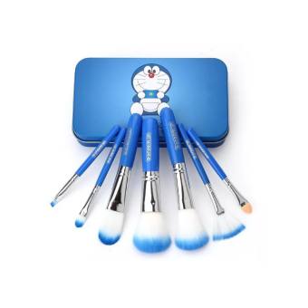 goodlife fashionแปรงแต่งหน้า Makeup Brush 7ชิ้น (blue)