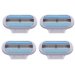 Jetting ซื้อ 4 ชิ้นผู้หญิงผมโกนมีดโกนใบมีดเติมตลับหมึกทดแทนสำหรับ Gillette ดาวศุกร์