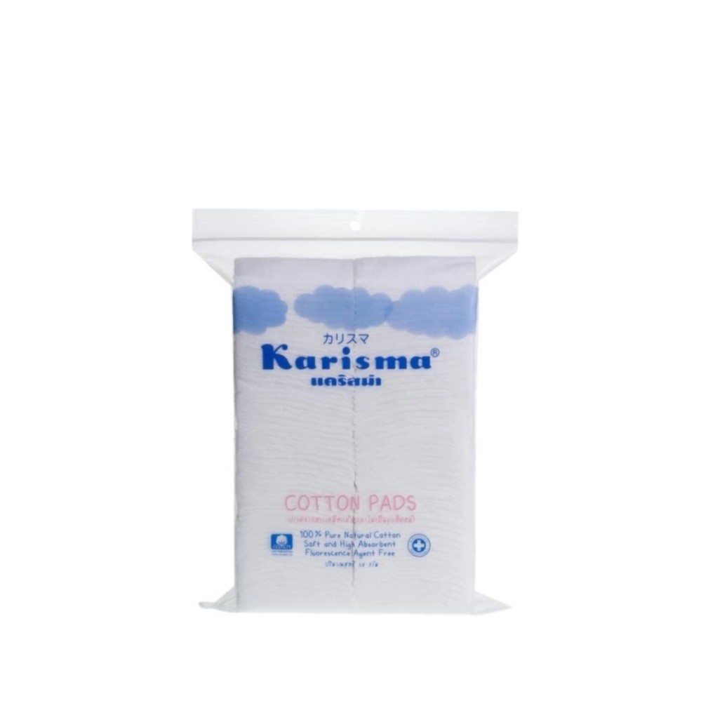 Karisma สำลี 100 แผ่น 6 ห่อ แถม 6 ห่อ Karisma สำลี 100 แผ่น 6 ห่อ แถม 6 ห่อ