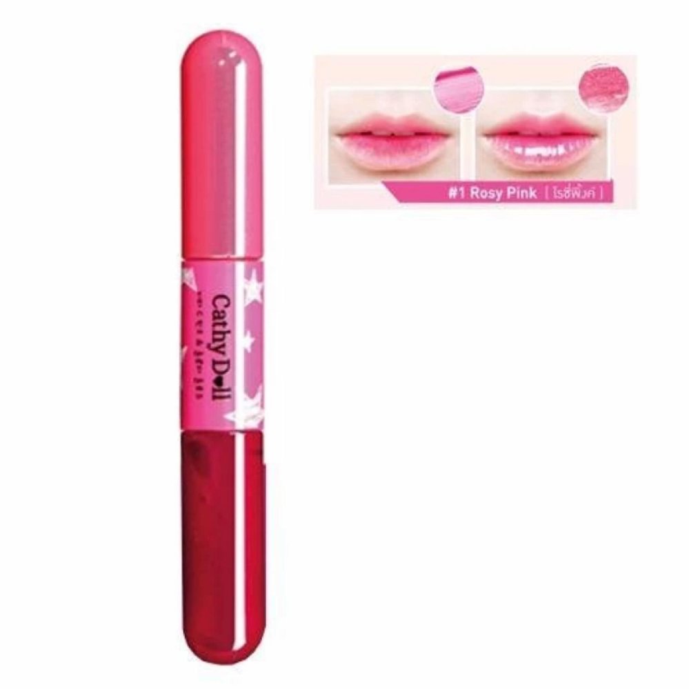 KARMART CATHY DOLL 2IN1 VIT C TINT + GLOSS ปทินท์ + ลิปกลอส เบอร์ 1 KARMART CATHY DOLL 2IN1 VIT C TINT + GLOSS ปทินท์ + ลิปกลอส เบอร์ 1