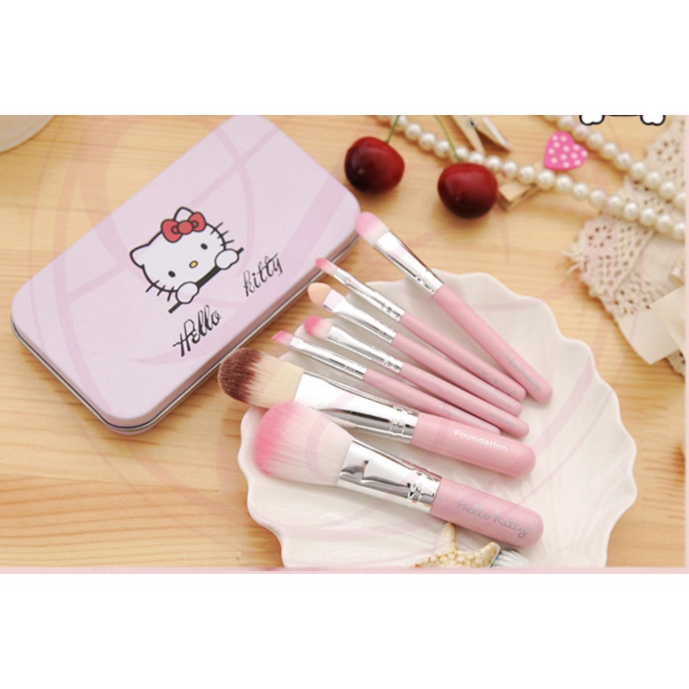 korea fashionแปรงแต่งหน้า Makeup Brush 7ชิ้น (Pink)ชมพู korea fashionแปรงแต่งหน้า Makeup Brush 7ชิ้น (Pink)ชมพู