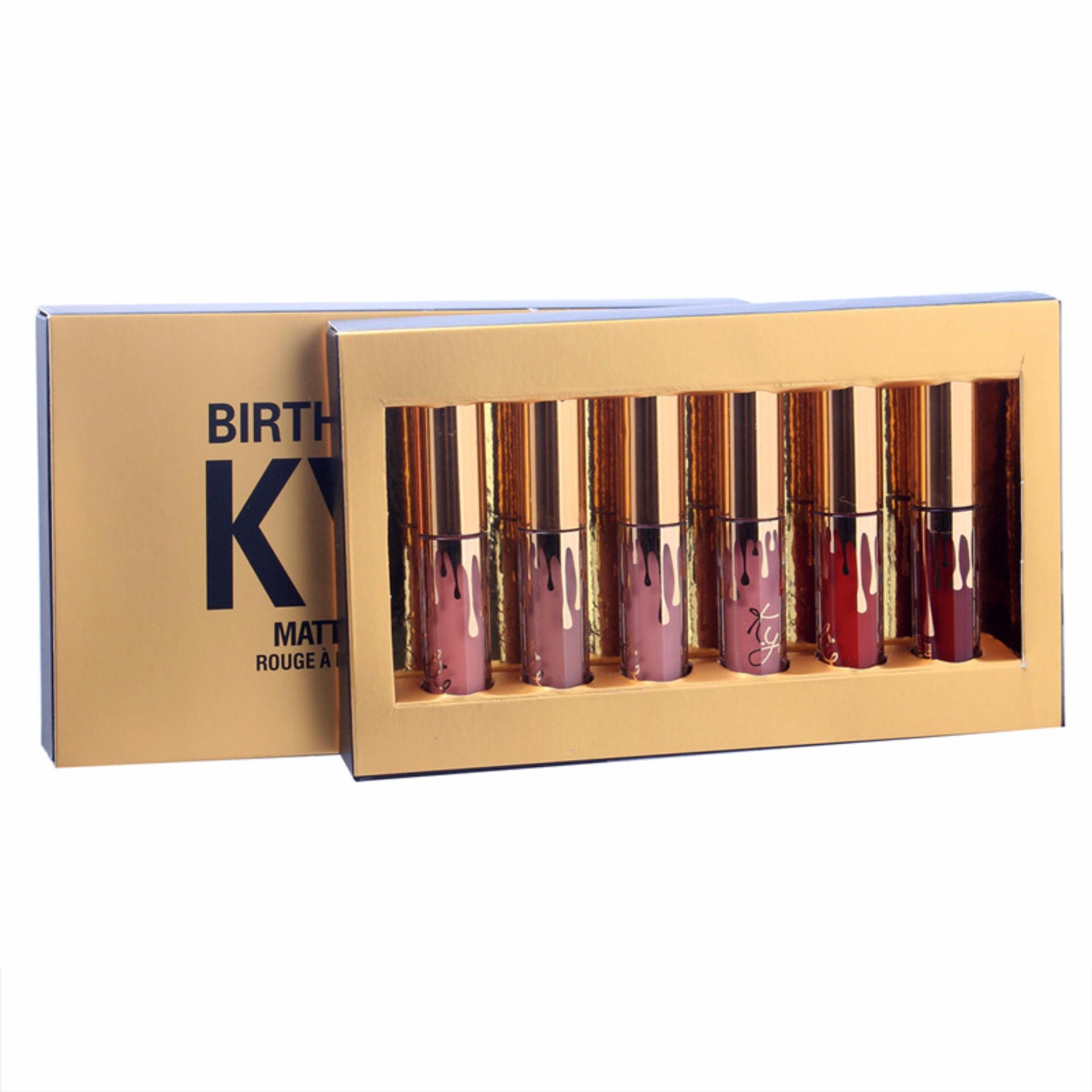 Kylie Birthday Edition Matte Liquid Lipstick Mini Kit (Set 6 Mini)