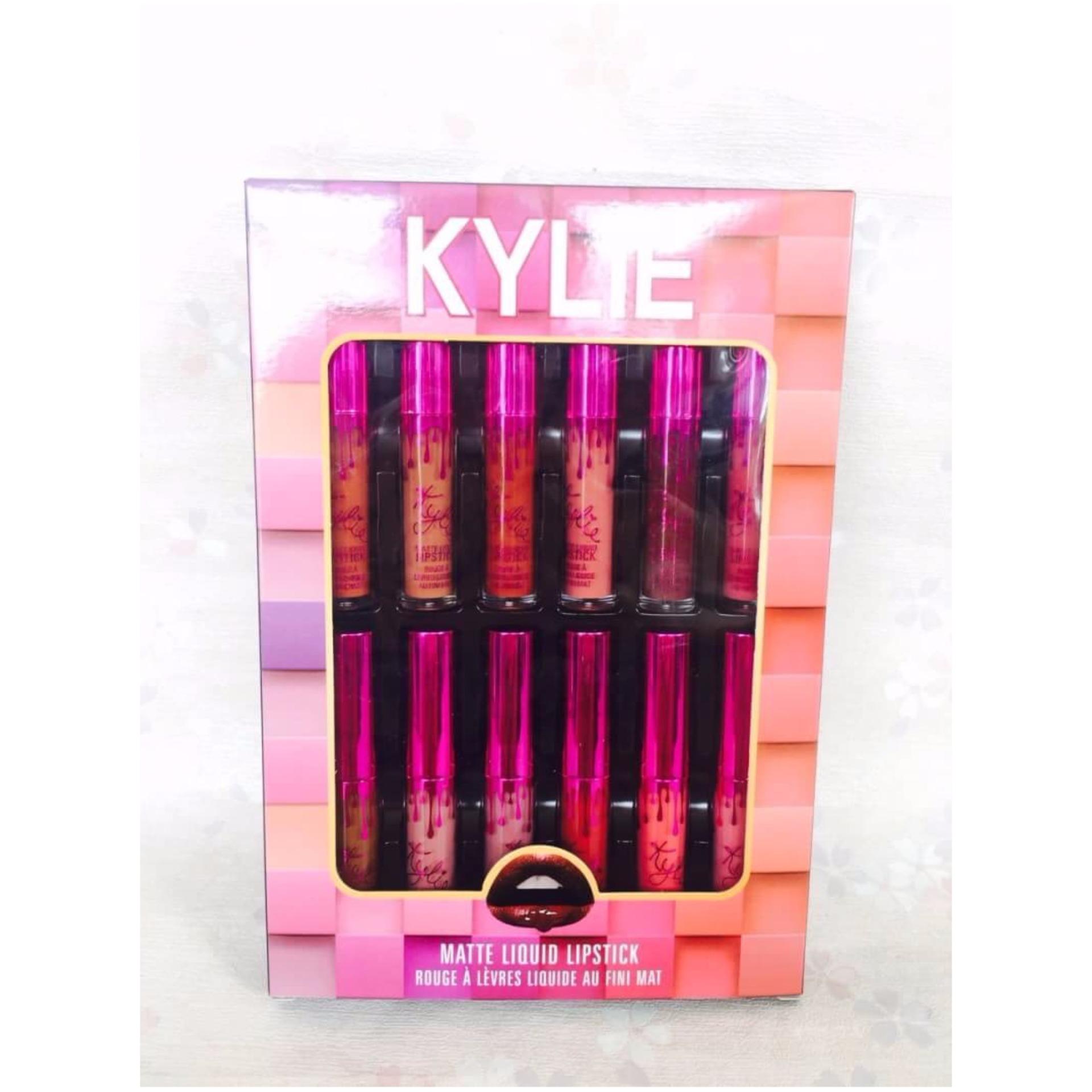 Kylie Matte Liquid Lipsticks Rouge A Levres Au Fini Mat ลิปเนื้อแมท 12 pcs Kylie Matte Liquid Lipsticks Rouge A Levres Au Fini Mat ลิปเนื้อแมท 12 pcs