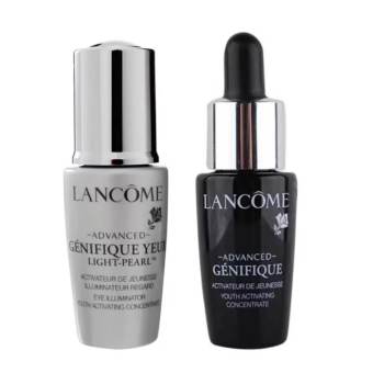 LANCOME Genifique Youth Activating Concentrate Serum 7 ml + Lancome Genifique Yeux Light-Pearl Eye-Illuminating Youth Activator 5 ml. LANCOME Genifique Youth Activating Concentrate Serum 7 ml + Lancome Genifique Yeux Light-Pearl Eye-Illuminating Youth Activator 5 ml.