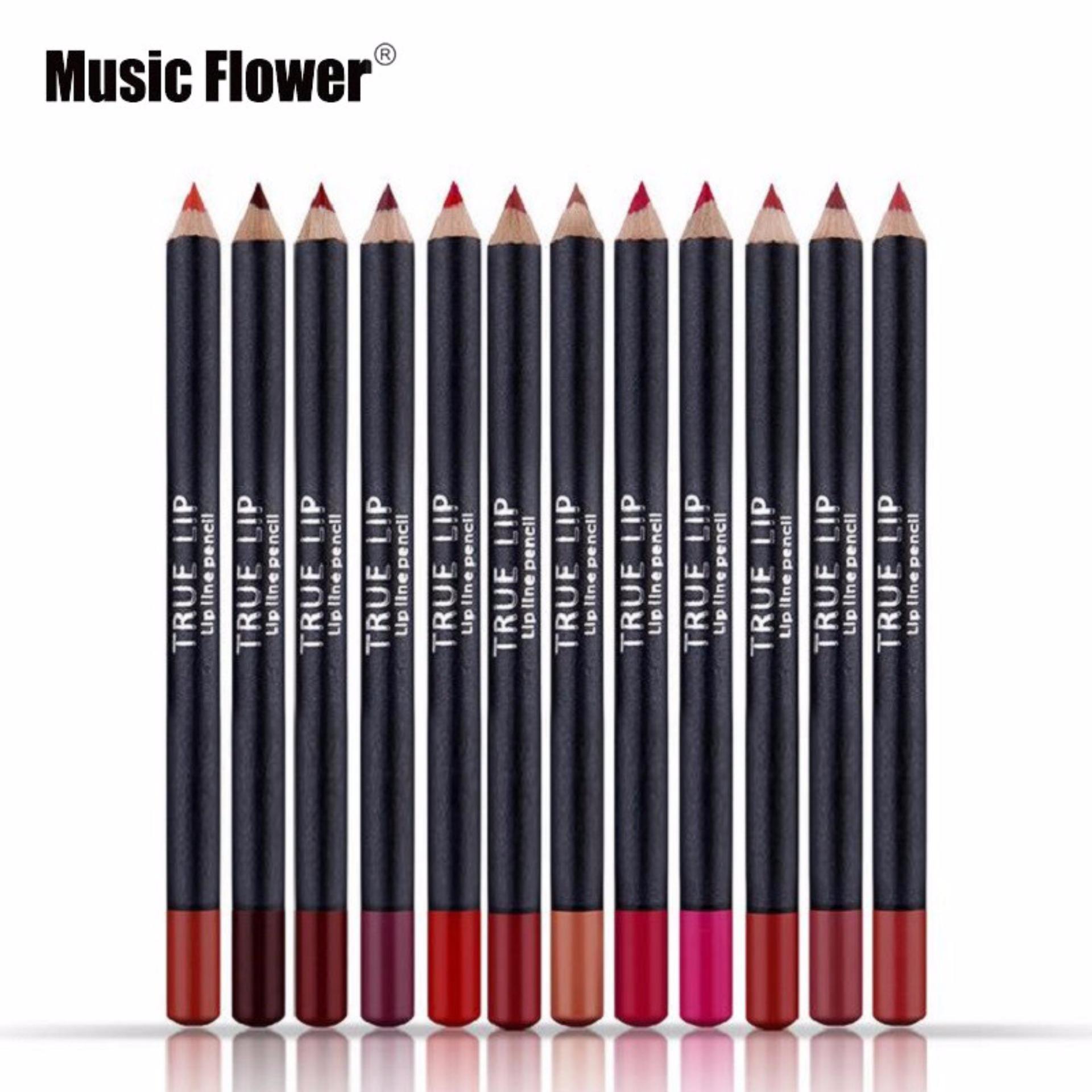 Lip Liner 12 แท่งสุดคุ้ม กันน้ำ สีสวย ติดทนยาวนาน Lip Liner 12 แท่งสุดคุ้ม กันน้ำ สีสวย ติดทนยาวนาน