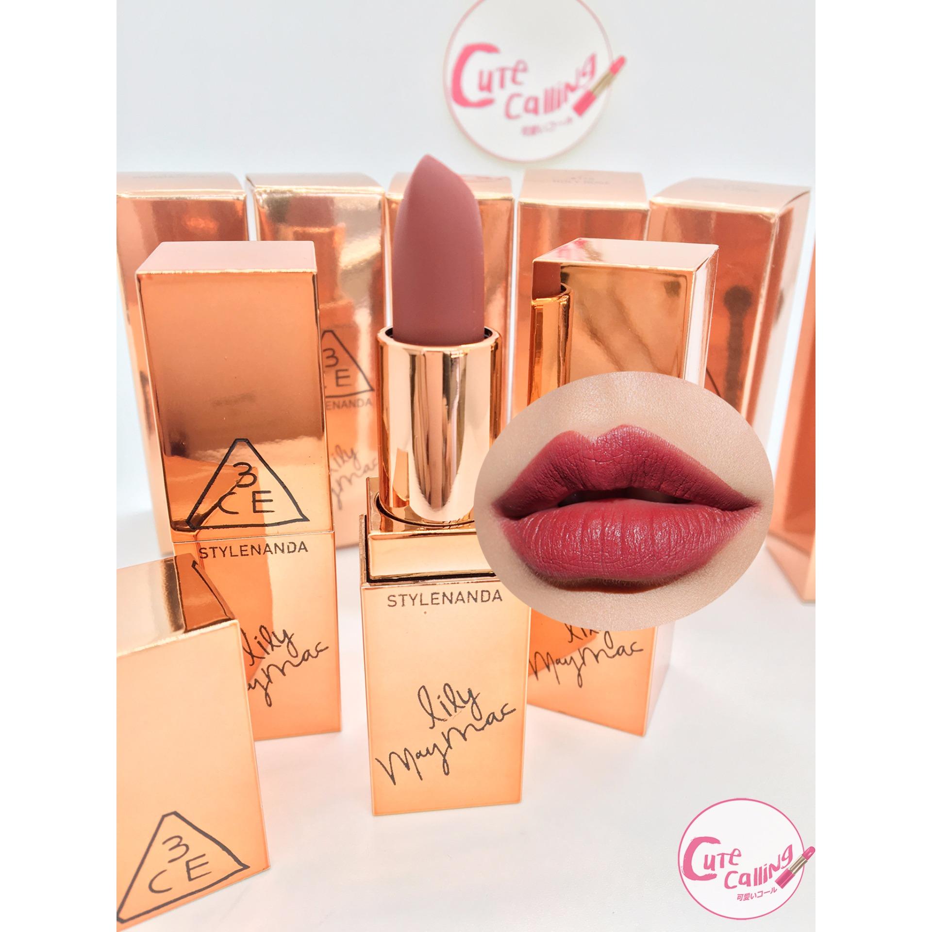 3CE LILY MAYMAC #118 ลิปสติก เนื้อแมท สีสวย ติดทนนาน (มีVideoสินค้าจริง) 3CE LILY MAYMAC #118 ลิปสติก เนื้อแมท สีสวย ติดทนนาน (มีVideoสินค้าจริง)