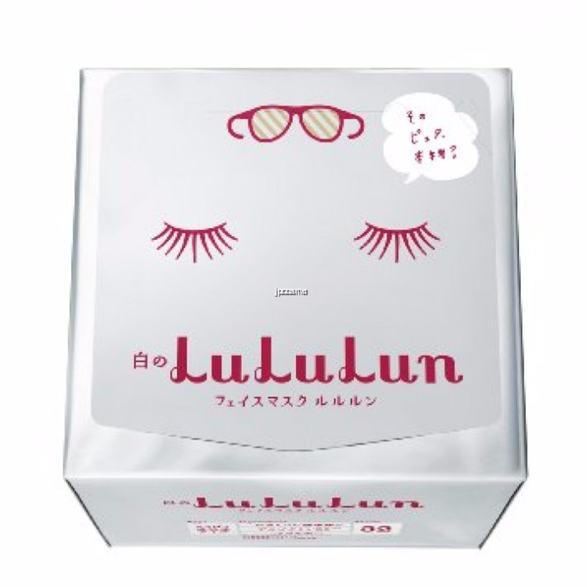 LuLuLun ผิวหน้ากระจ่างใส ด้วยวิตามิน c เข้มข้น ขนาด 32 แผ่น