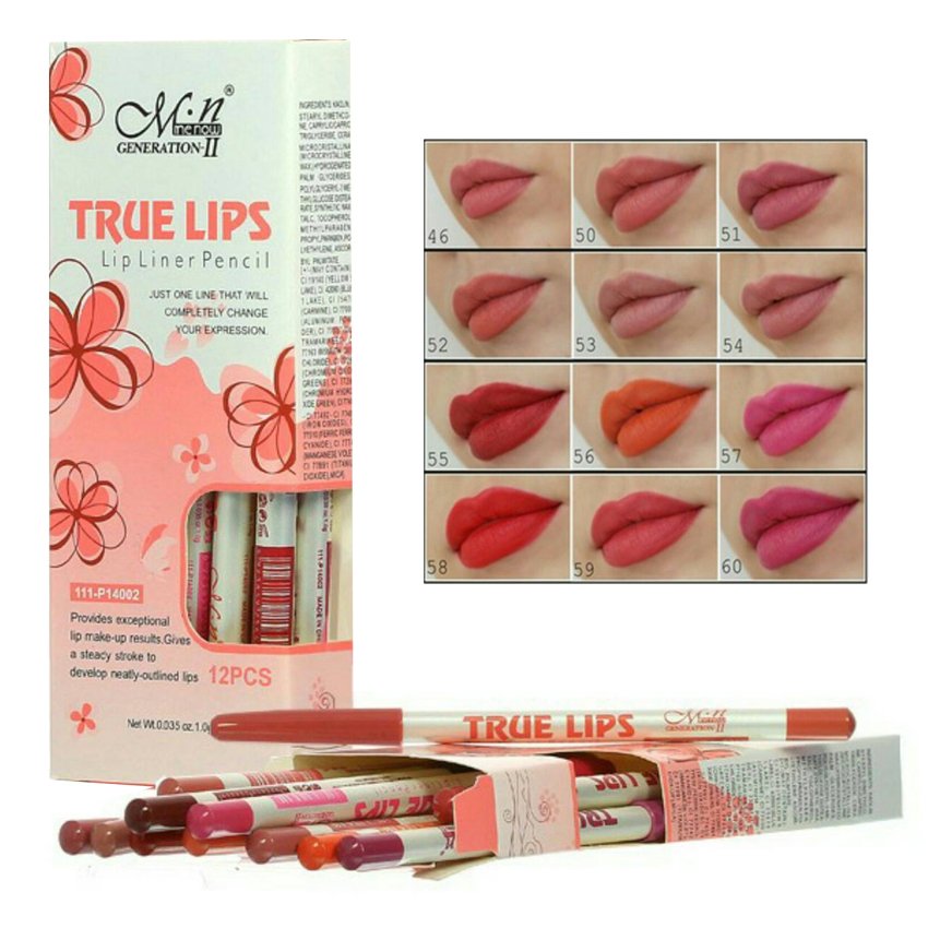 Me Now True Lips Lip Linner Pencil ทรู มี นาว ลิป ไลน์เนอร์ เนื้อเนียน เขียนง่าย ไม่ตกร่อง 12 เฉด (1 กล่อง) Me Now True Lips Lip Linner Pencil ทรู มี นาว ลิป ไลน์เนอร์ เนื้อเนียน เขียนง่าย ไม่ตกร่อง 12 เฉด (1 กล่อง)