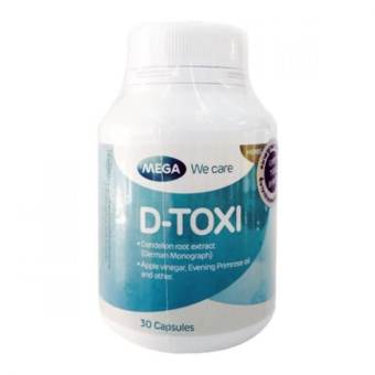 Mega We Care D-Toxi 30 แคปซูล เมก้า วี แคร์ ดีท็อกซี่ Mega We Care D-Toxi 30 แคปซูล เมก้า วี แคร์ ดีท็อกซี่
