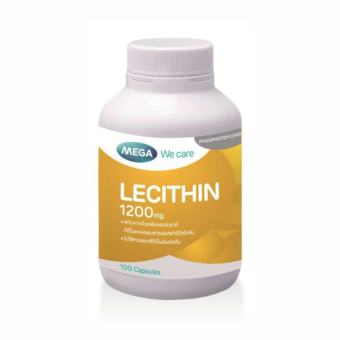 Mega We Care Lecithin บำรุงตับ เสริมสร้างความจำ (100 x 1 กระปุก) Mega We Care Lecithin บำรุงตับ เสริมสร้างความจำ (100 x 1 กระปุก)
