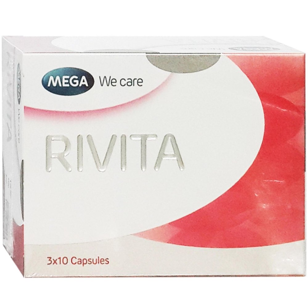 Mega We Care Rivita 30แคปซูล (1กล่อง) ริวิต้า สว่างจากภายในสู่ภายนอก Mega We Care Rivita 30แคปซูล (1กล่อง) ริวิต้า สว่างจากภายในสู่ภายนอก Mega we Care Rivita เมก้า วีแคร์ ริวิต้า (3x10 แคปซูล)