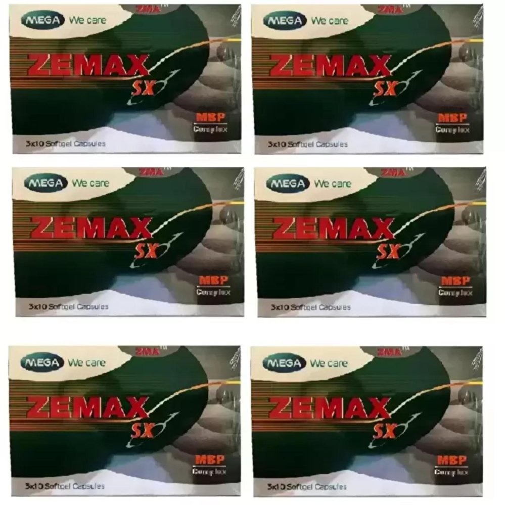 Mega We Care Zemax SX 30เม็ด(6กล่อง)