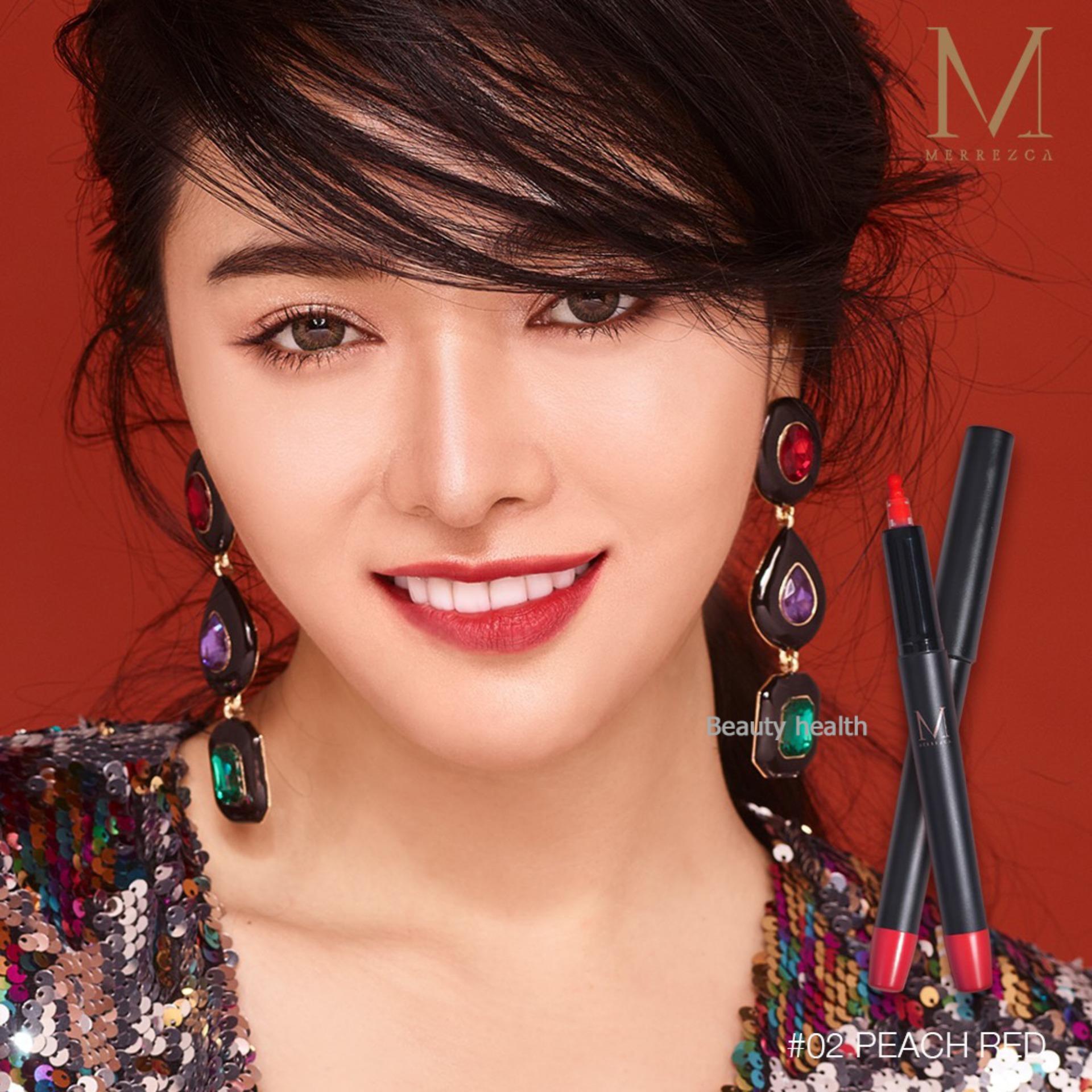 Merrezca Lip liner tint เมอร์เรซกา ลิป ทินท์ โฉมใหม่ในรูปแบบของปากกา (1.5 ml x 1 แท่ง) Merrezca Lip liner tint เมอร์เรซกา ลิป ทินท์ โฉมใหม่ในรูปแบบของปากกา (1.5 ml x 1 แท่ง)