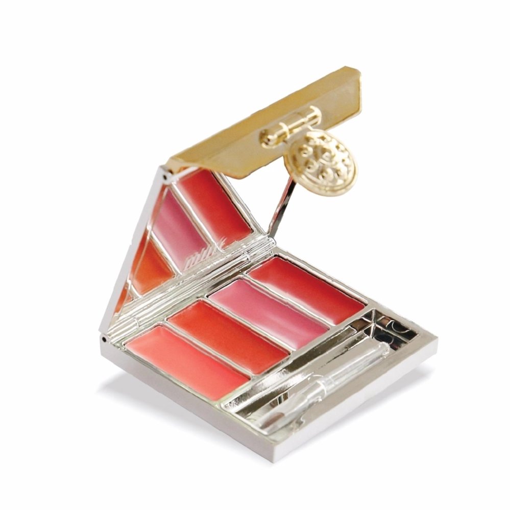 MILLE GLITZY GLOW PALETTE #04 RED ROUGE LIP MILLE GLITZY GLOW PALETTE #04 RED ROUGE LIP