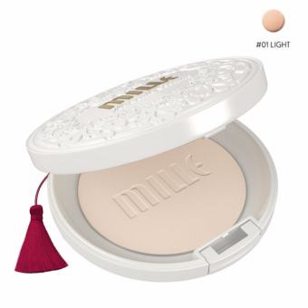 MILLE SUPER WHITENING GOLD ROSE PACT SPF48 PA+++ #1 LIGHT สำหรับผิวขาวเหลือง MILLE SUPER WHITENING GOLD ROSE PACT SPF48 PA+++ #1 LIGHT สำหรับผิวขาวเหลือง