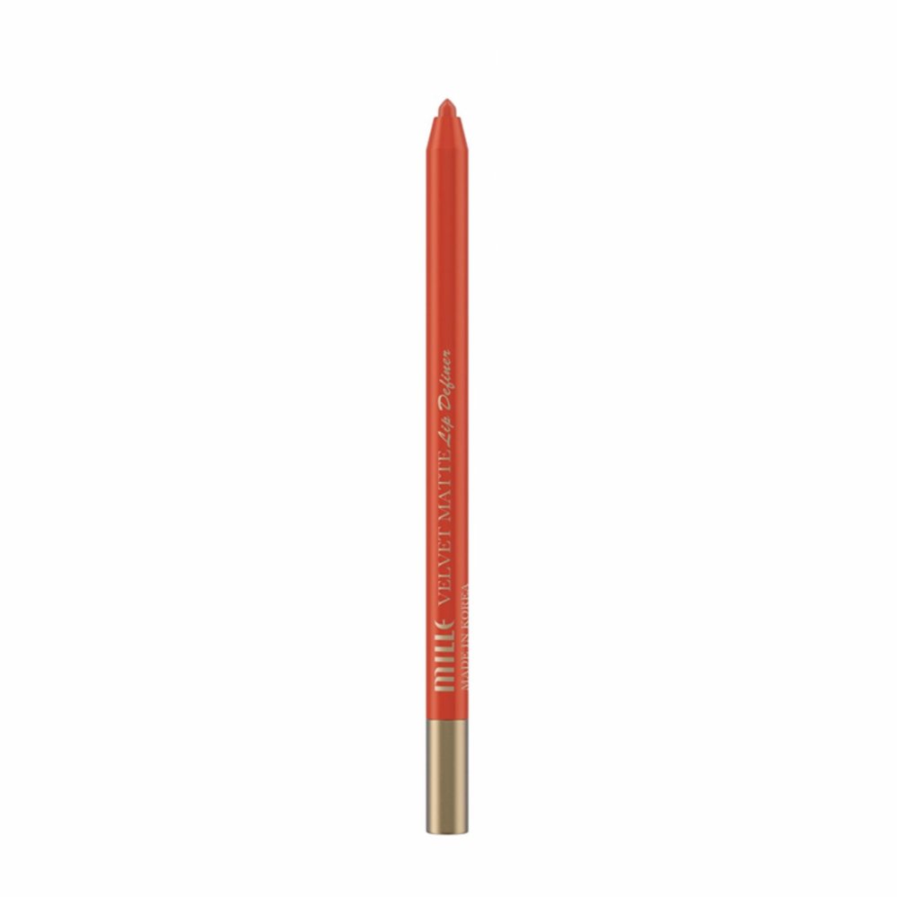 Mille Velvet Matte Lip Definer #09 Tangerine Sorbet (ลิปดินสอเขียนขอบปาก) Mille Velvet Matte Lip Definer #09 Tangerine Sorbet (ลิปดินสอเขียนขอบปาก)