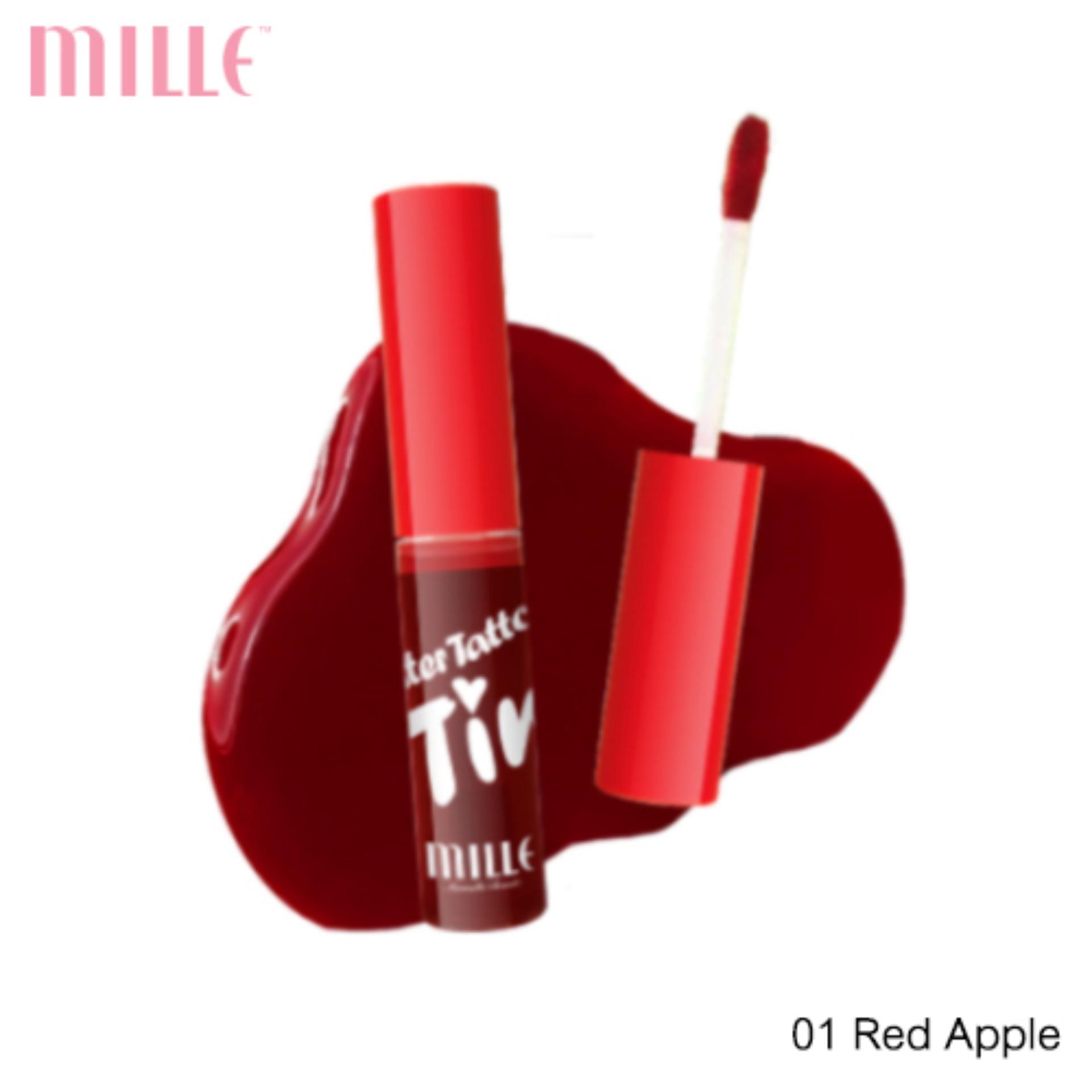 Mille ลิปทินท์ผลไม้ Water Tattoo Tint 5g. Mille ลิปทินท์ผลไม้ Water Tattoo Tint 5g.